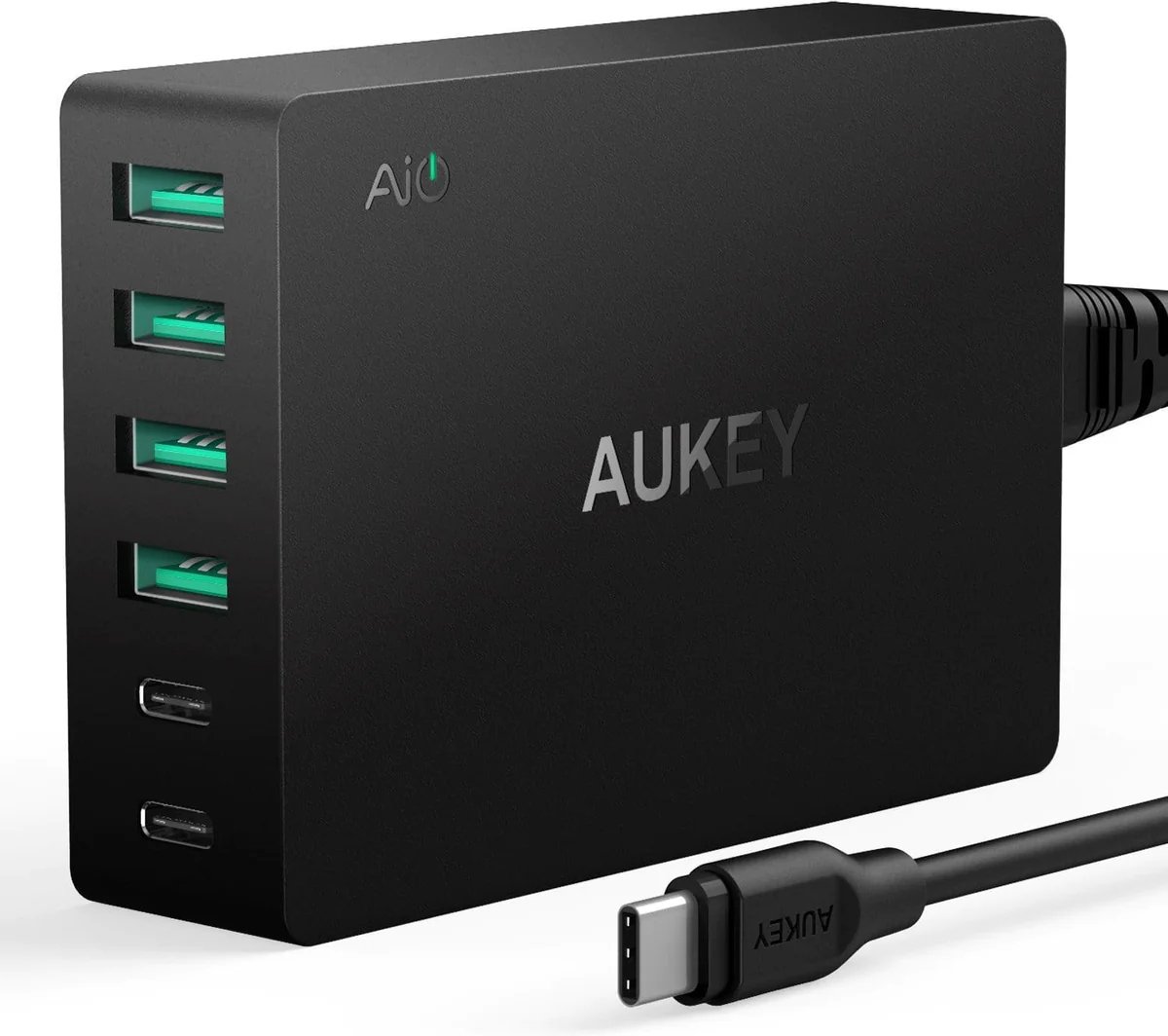 Aukey PA-Y6 USB-A & USB-C Oplader Qualcomm Quick Charge 3.0