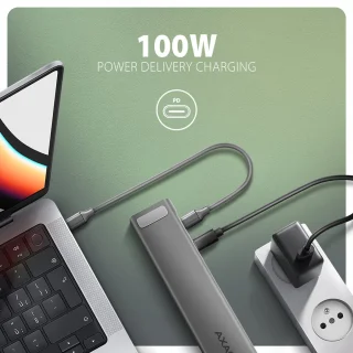 Axagon HMC-10HLS laptop dock & poortreplicator