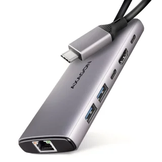 Axagon HMC-6G2L USB-C Laptop Dock Poortreplicator