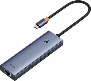 Baseus UltraJoy USB-C hub Grijs