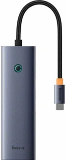 Baseus UltraJoy USB-C hub Grijs