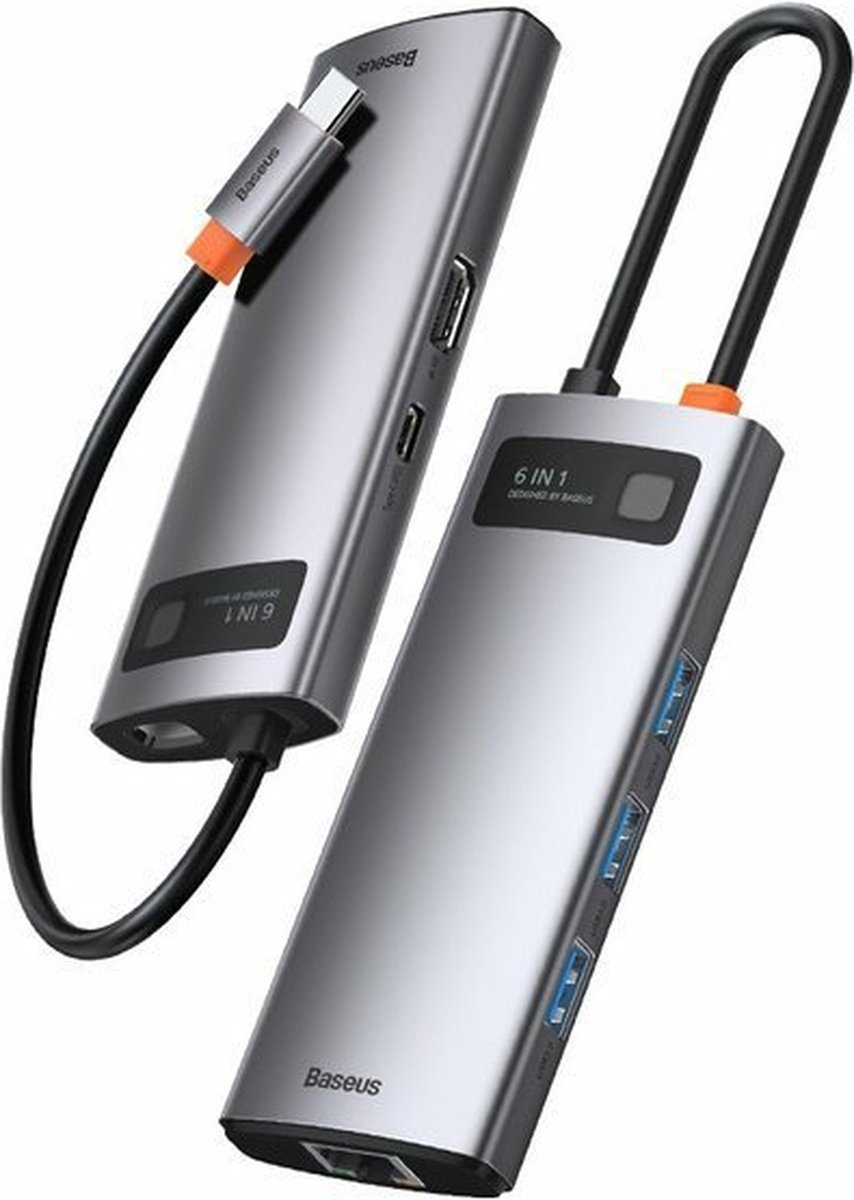 Baseus WKWG020013 USB-C Laptop Dock Grijs