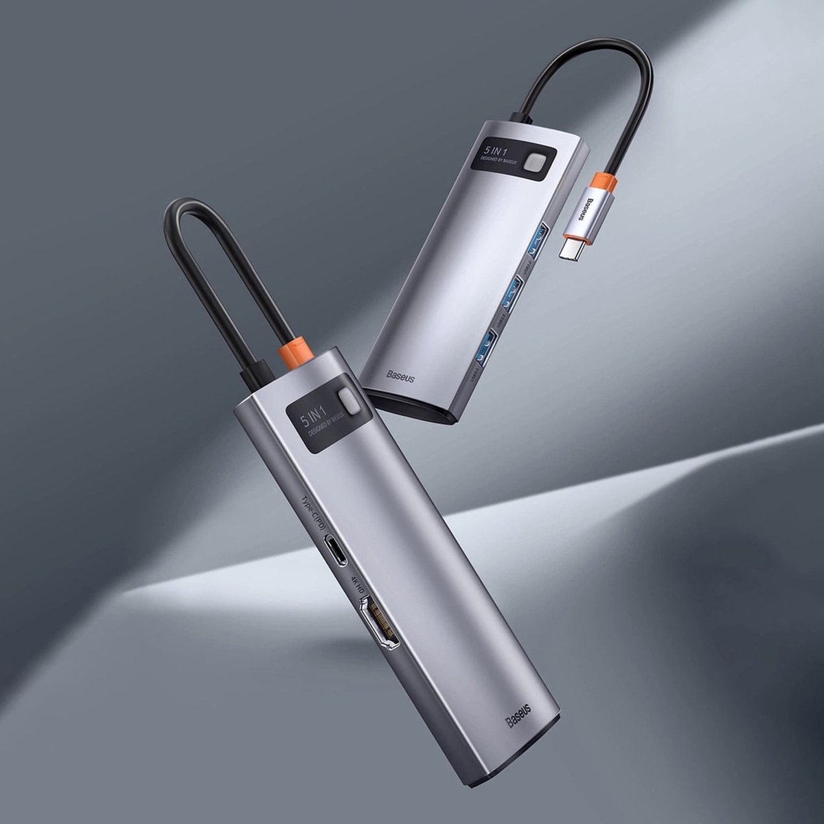 Baseus WKWG020013 USB-C Laptop Dock Grijs
