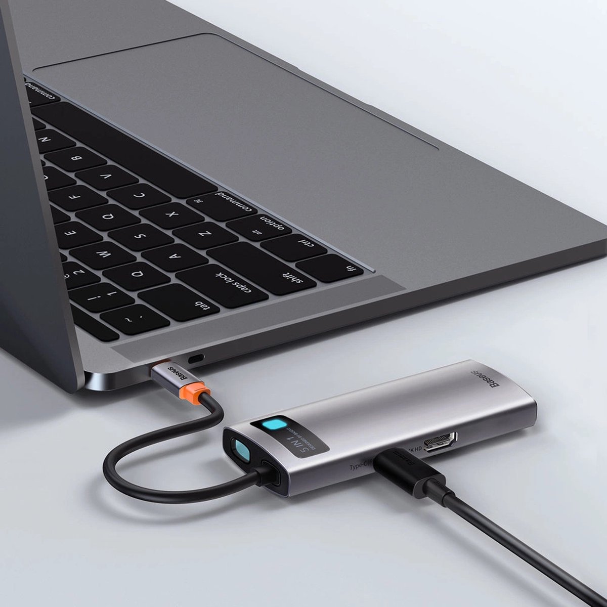 Baseus WKWG020013 USB-C Laptop Dock Grijs
