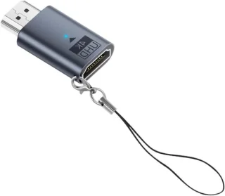 Beeldscherm dongle adapter donkergrijs