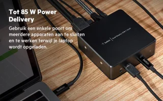 Belkin USB-C Dual Display Docking Station zwart