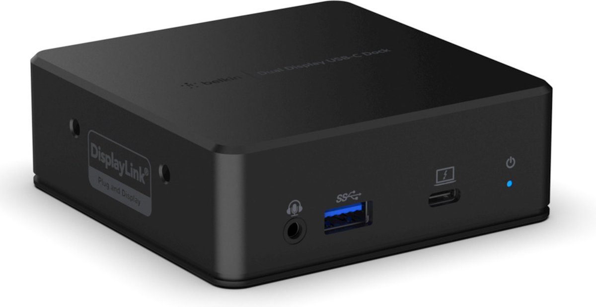 Belkin USB-C Dual Display Docking Station zwart