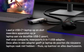 Belkin USB-C Hub 6-in-1