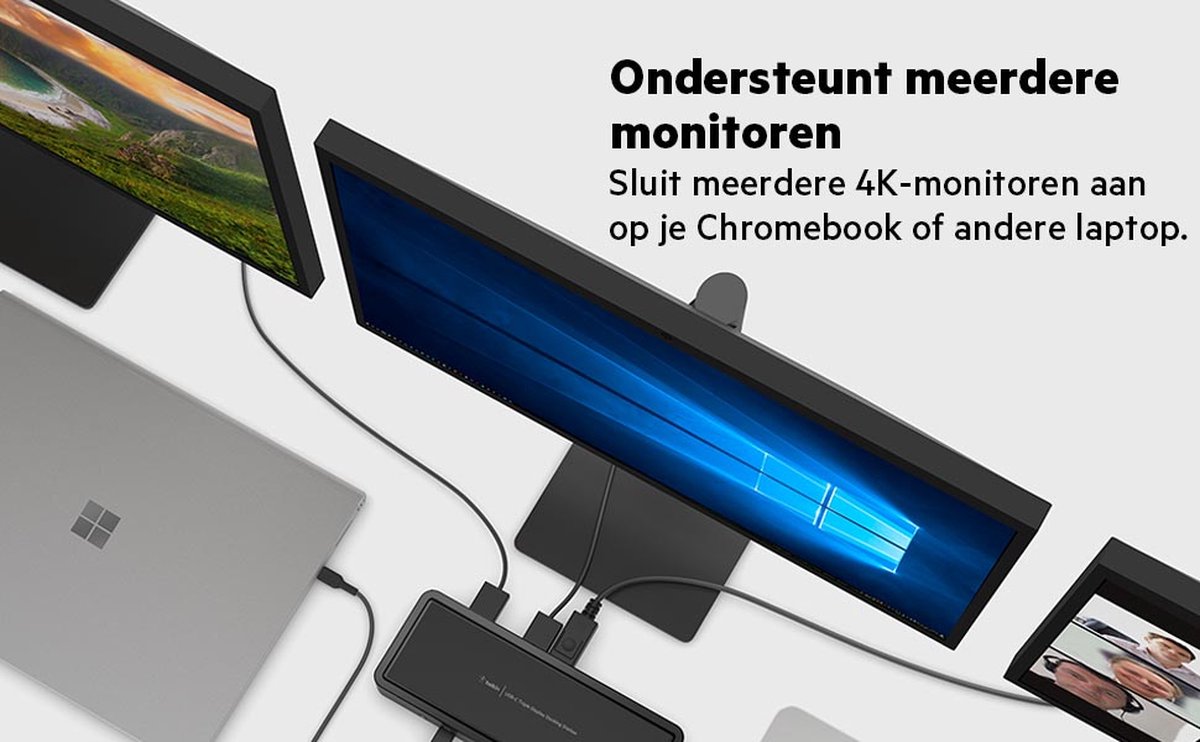 Belkin USB-C Triple Display Dock 14-poorts