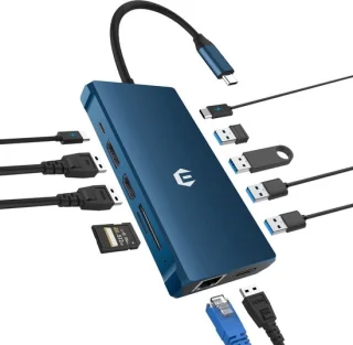 BIGBIG WON 12-in-1 USB C-hub docking station