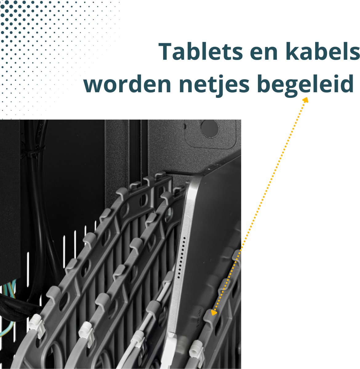 BRV12v2T Laadkast voor 12 tablets en laptops tot 16 inch