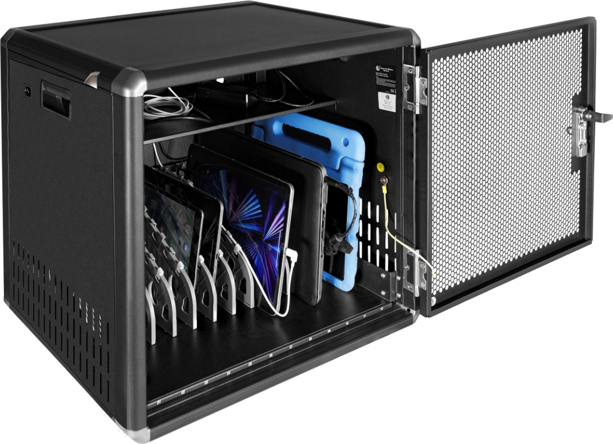 BRV12v2T Laadkast voor 12 tablets en laptops tot 16 inch