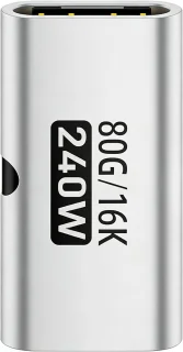 Bus naar bus adapter Type C zilver