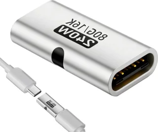 Bus naar bus adapter Type C zilver
