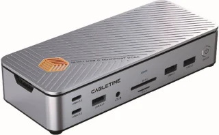 Cabletime 15-in-1 USB-C 8K Docking Station
