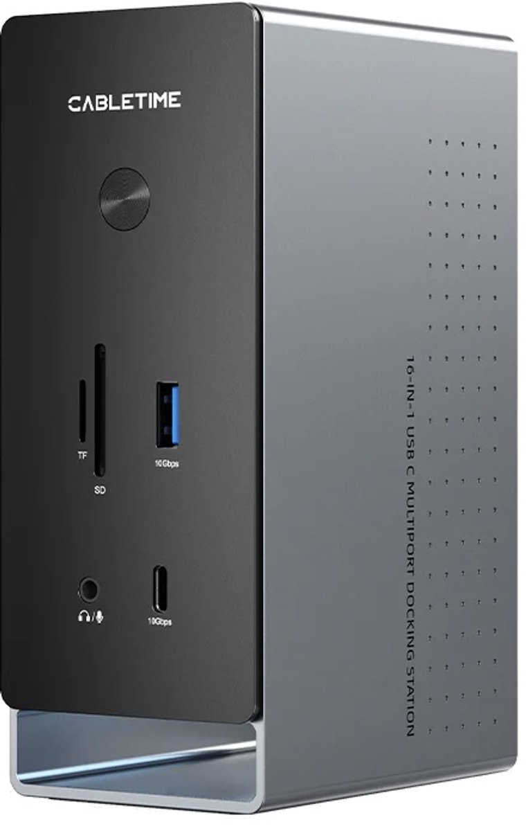 Cabletime 16-in-1 USB-C Docking Station 10Gbps