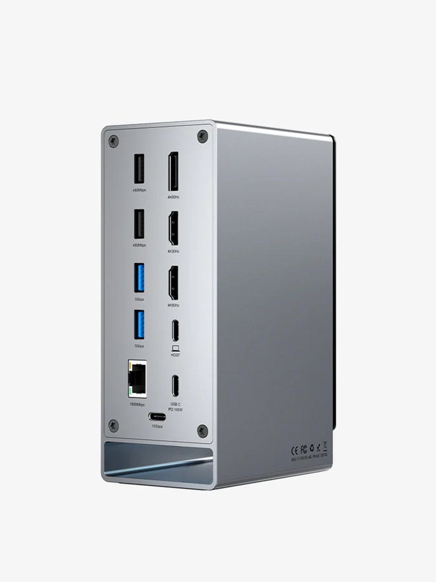 Cabletime 16-in-1 USB-C Docking Station 10Gbps