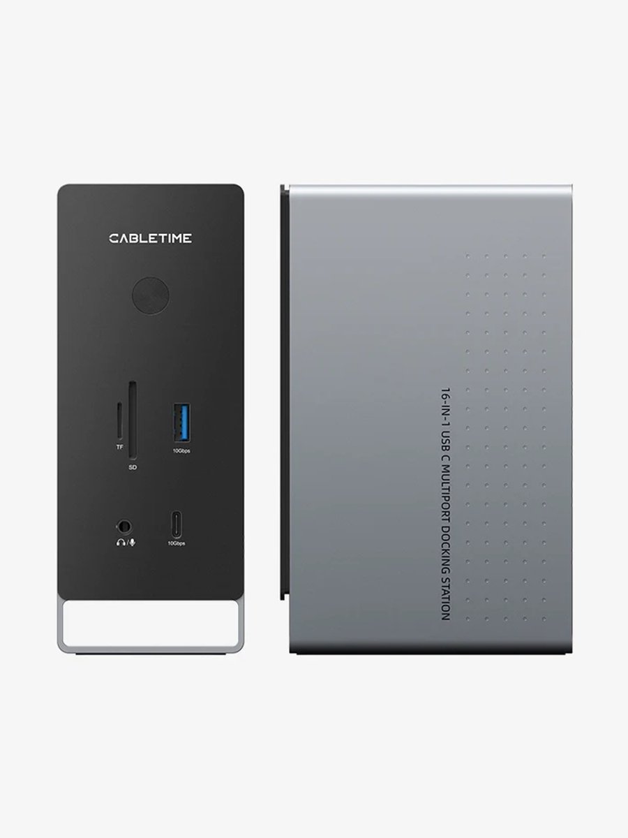 Cabletime 16-in-1 USB-C Docking Station 10Gbps
