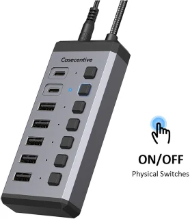 Casecentive 7-in-1 USB-C Oplaadhub