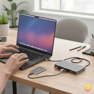 Casecentive USB-C DisplayLink Docking Station