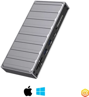 Casecentive USB-C DisplayLink Docking Station