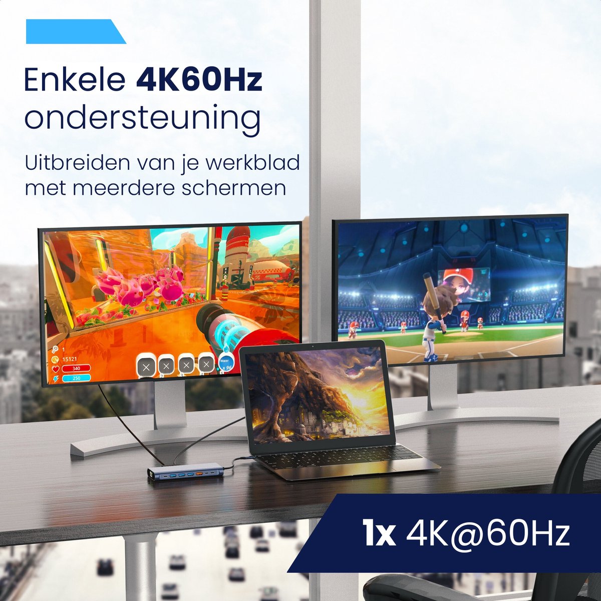 Wat vinden we goed aan de CELTEQ USB-C Hub 12-in-1 Docking Station