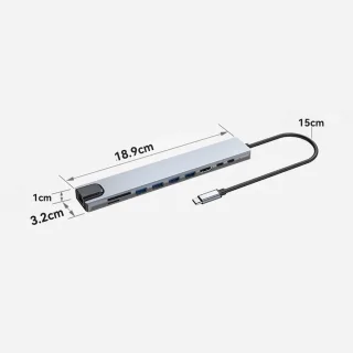 CHIWIN 10-in-1 USB-C Dockingstation voor MacBook en Windows