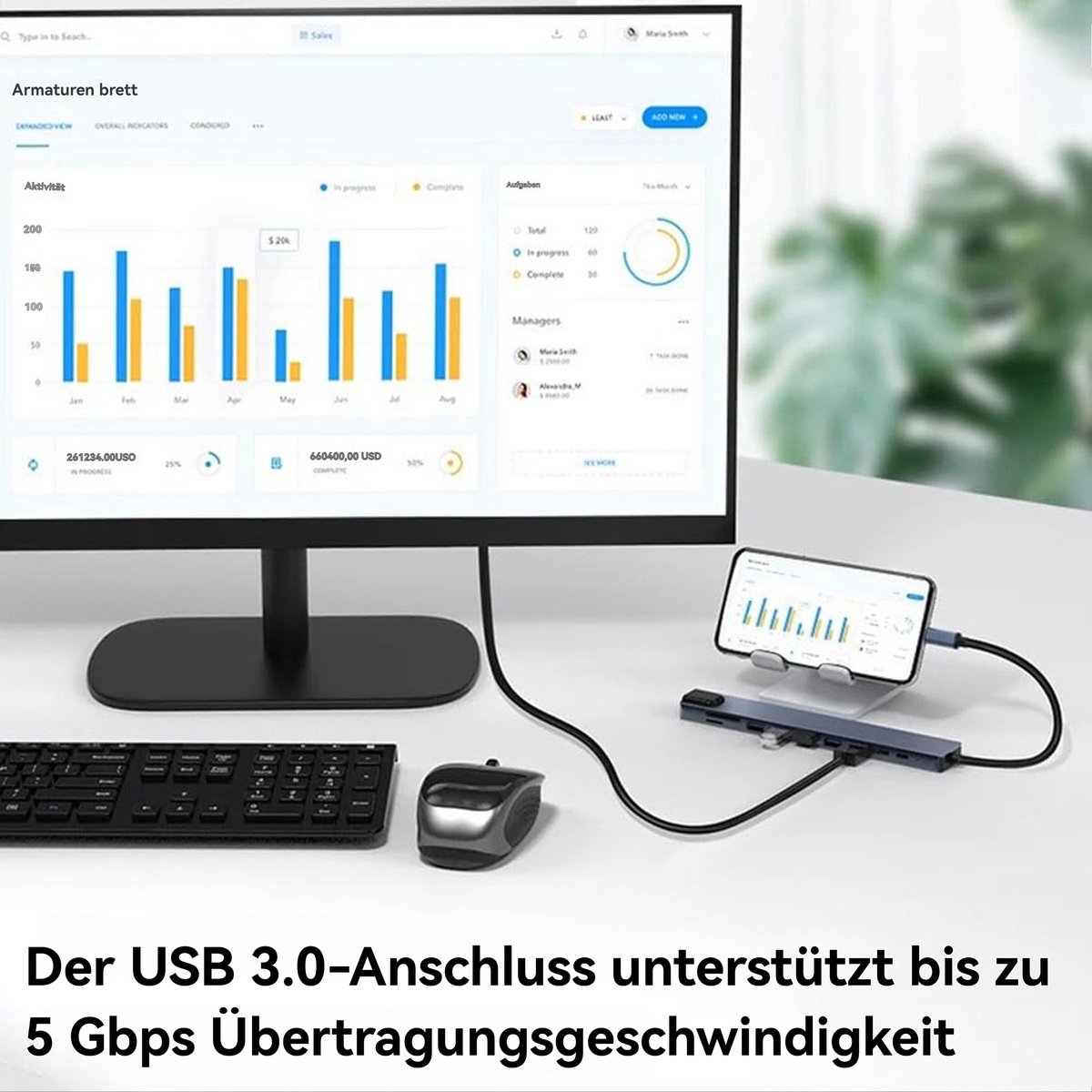 CHIWIN 10-in-1 USB-C Dockingstation voor MacBook en Windows