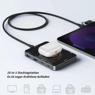 CHIWIN 10-in-1 USB-C Laptop Dockingstation