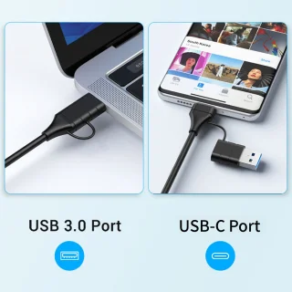 CHIWIN 10-in-1 USB-C Laptop Dockingstation voor Windows en Mac