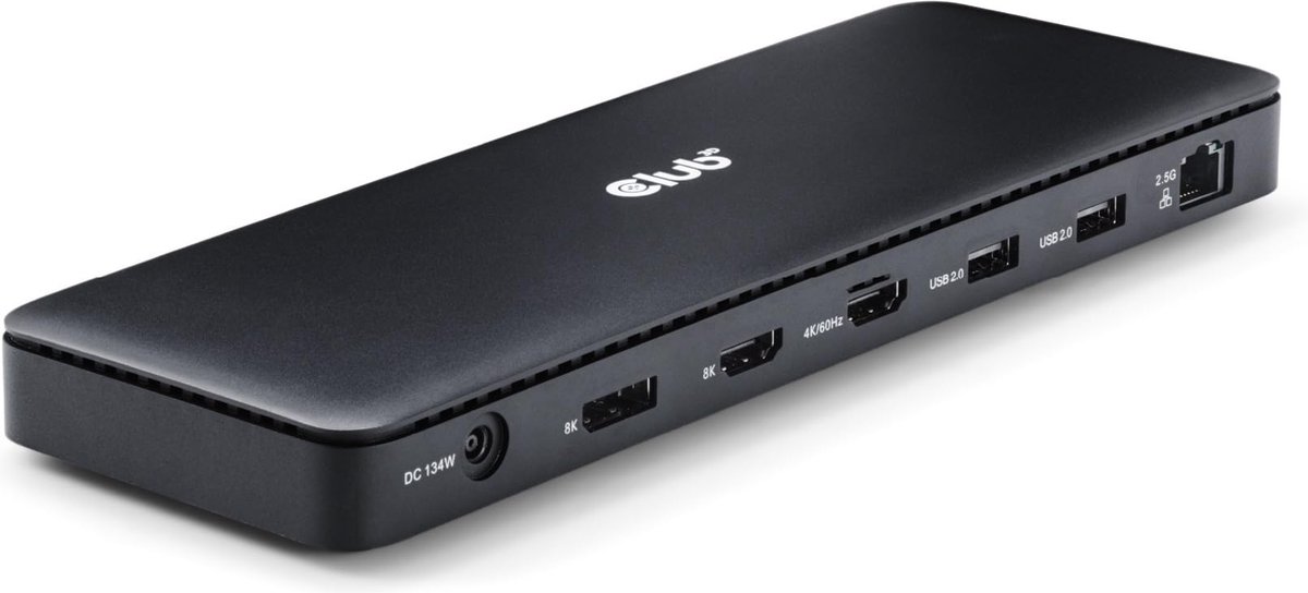 De Club 3D Thunderbolt 4 12-in-1 Dock in één oogopslag