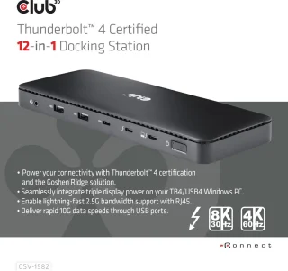 Club 3D Thunderbolt 4 12-in-1 Dock