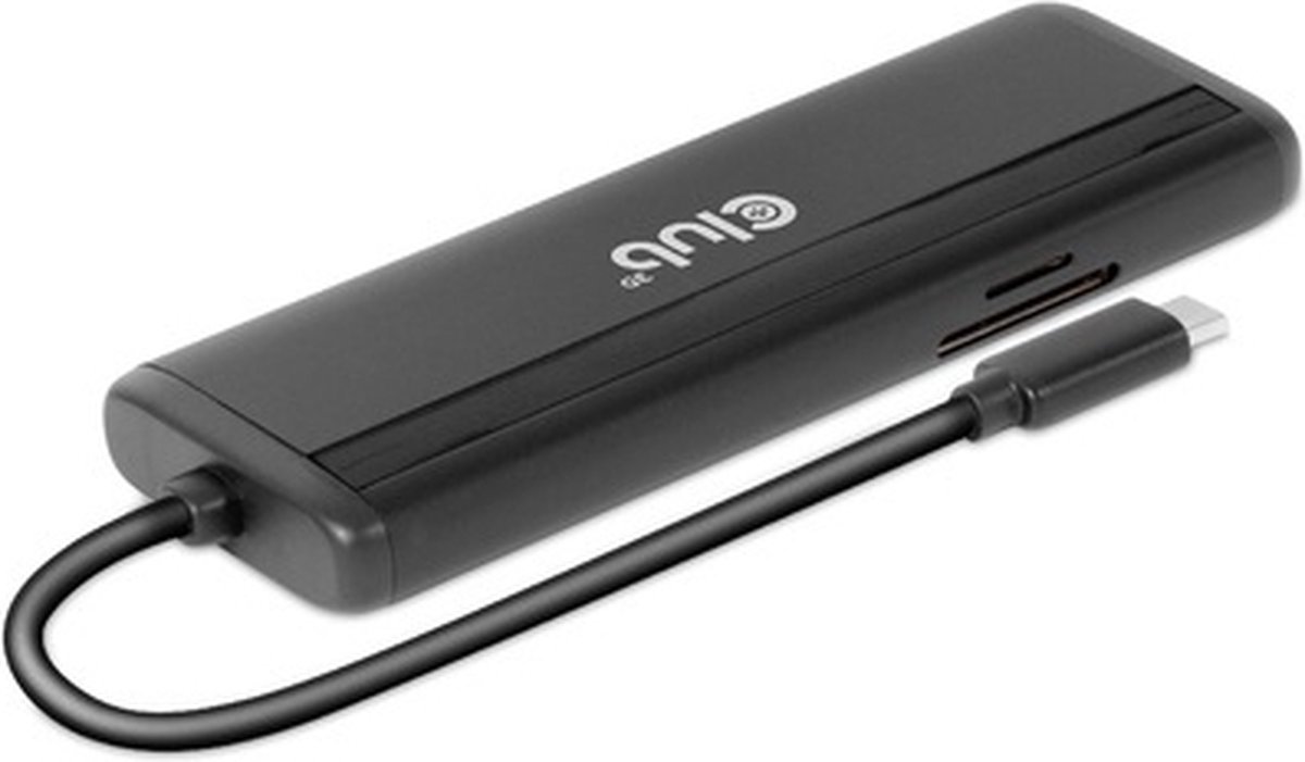 Club 3D USB-C 3.2 Gen 1 Travel Dock 8-in-1 MST Dual 4K60Hz