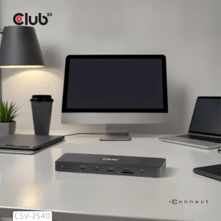 CLUB3D 14‑in‑1 USB‑C Quad Display Dockingstation