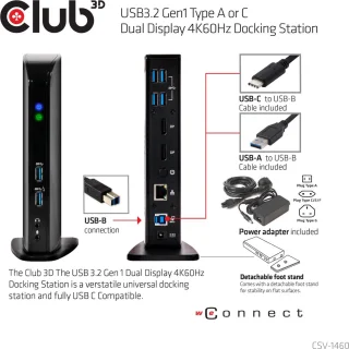 club3D CSV-1460 Laptopdockingstation