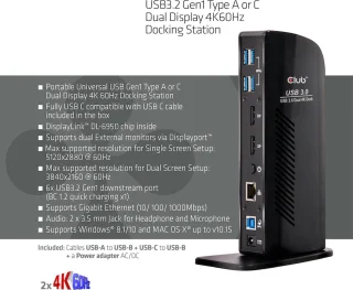 club3D CSV-1460 Laptopdockingstation