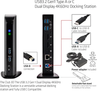 club3D CSV-1460 Laptopdockingstation