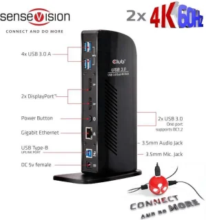 club3D CSV-1460 Laptopdockingstation
