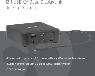 CLUB3D CSV-2542 12-1 Dockingstation