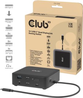 CLUB3D CSV-2542 — Een 12‑in‑1 krachtpatser voor multi‑display productiviteit