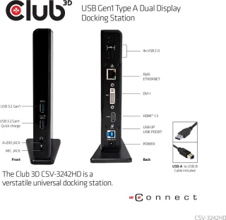 club3D CSV-3242hD Laptopdockingstation