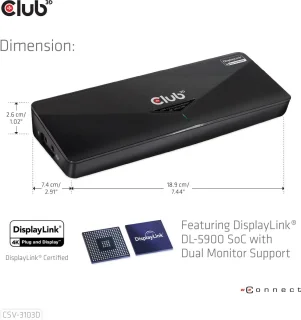 Club3D SenseVision Docking Station