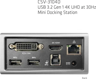 CLUB3D UNIVERSEEL Mini DisplayLink Docking Station USB 3.2 Gen 1