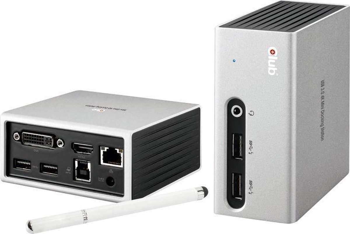 CLUB3D UNIVERSEEL Mini DisplayLink Docking Station USB 3.2 Gen 1