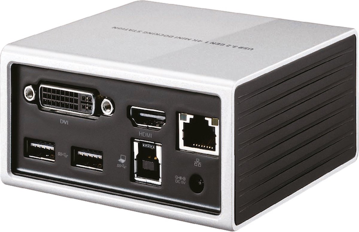 CLUB3D UNIVERSEEL Mini DisplayLink Docking Station USB 3.2 Gen 1