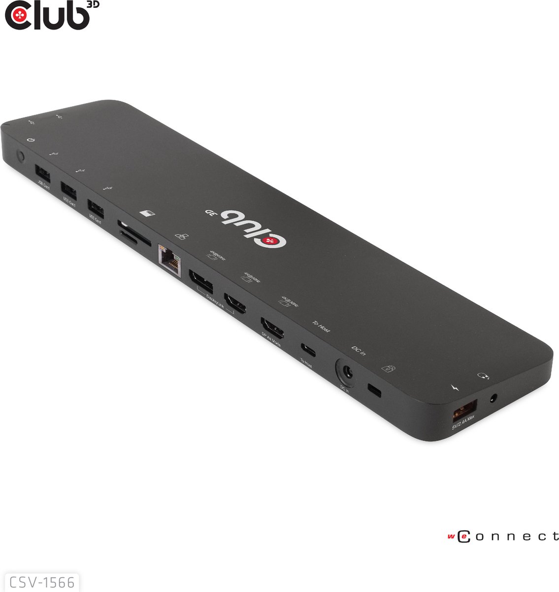 CLUB3D Universeel USB-C Docking Station 120W