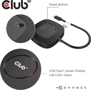CLUB3D USB-C DisplayPort Hub