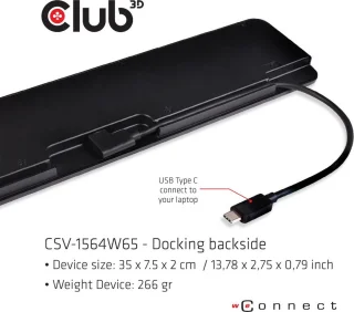 CLUB3D USB-C Dockstation