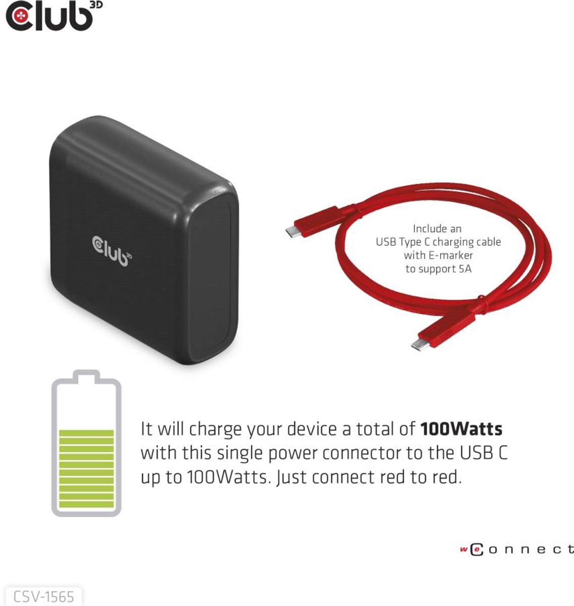 CLUB3D USB Gen1 Type-C Triple Display Dock PD3.0 100W