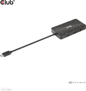 CLUB3D USB Gen2 Type-C Dual DisplayPort 7-in-1 HUB